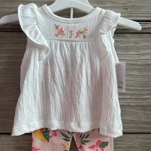 3m baby girl floral outfit